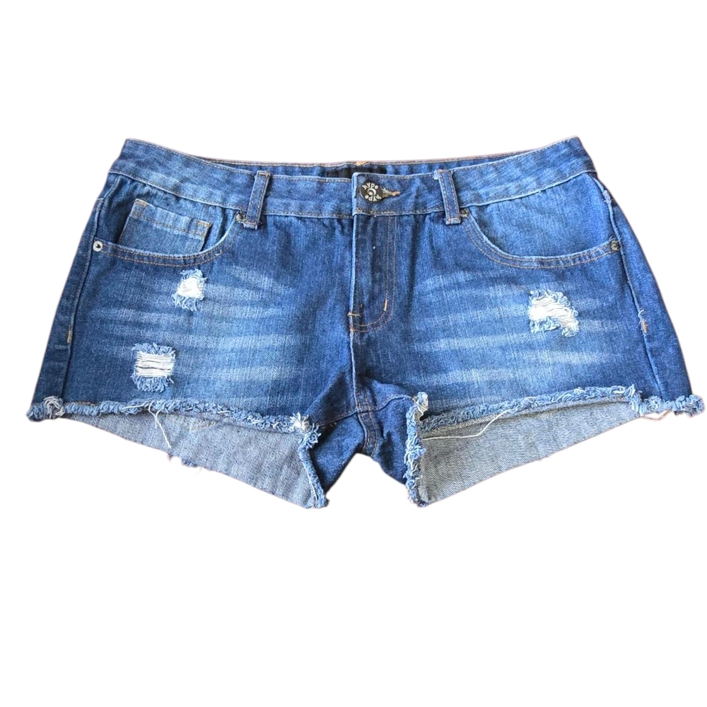 Hype Denim Distressed Women Shorts